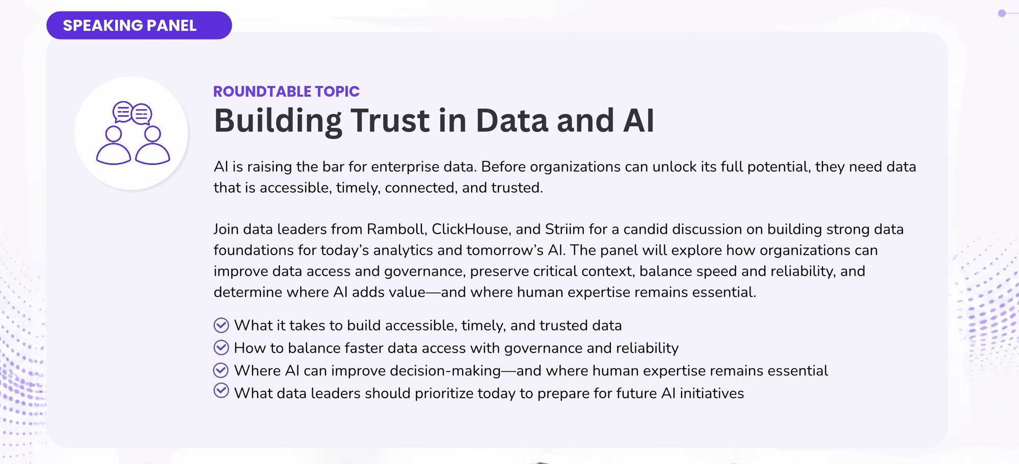 AI Roundtable Header