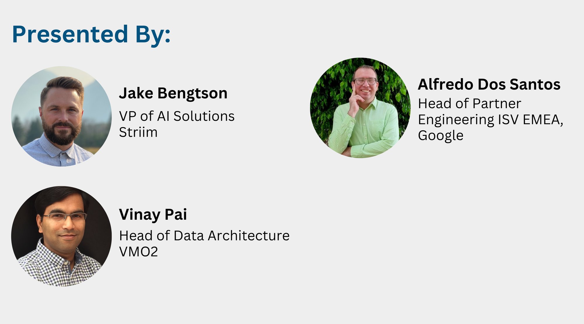 Vinay Pai, Head of Data Architecture, VMO2 Vinay Pai, Head of Data Architecture, VMO2