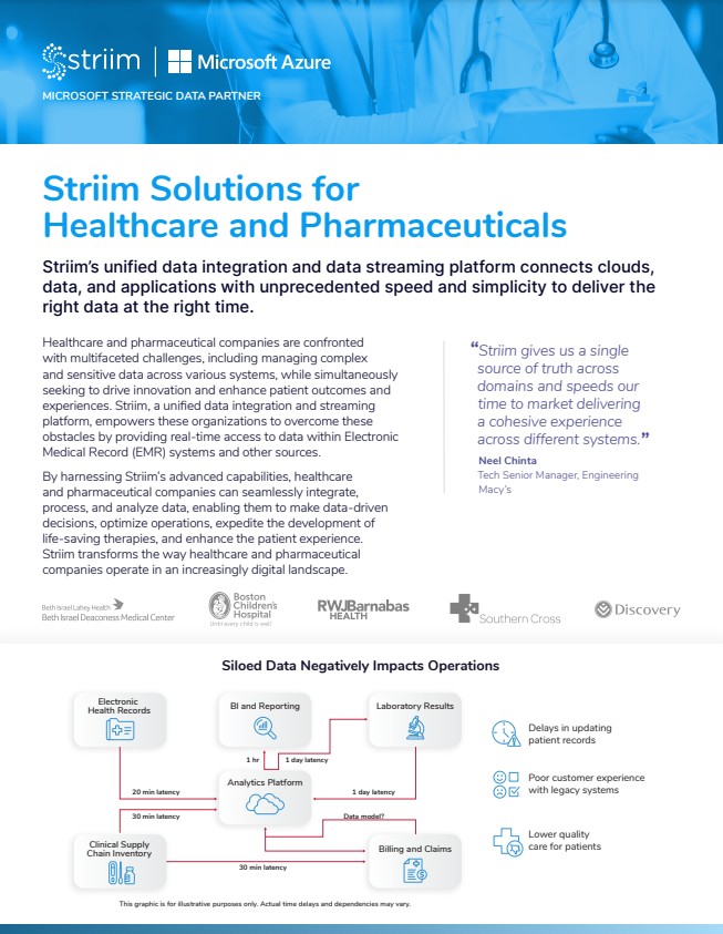 striim_vertical_healthcare_microsoft